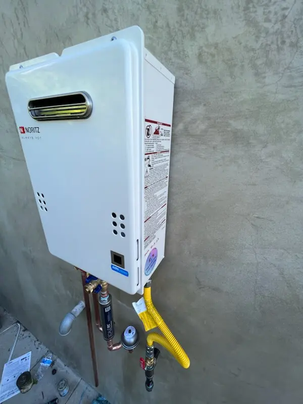 Tankless water heater installation for Cornelius homes